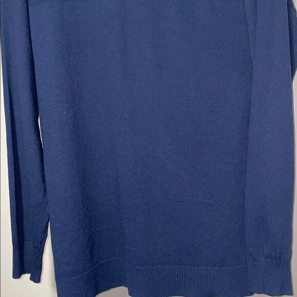 Time and tru Women's Navy Blue Sweater - Picture 7 of 8